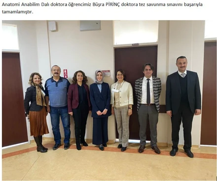 Tıp Fakültesi Anatomi Anabilim Dalı